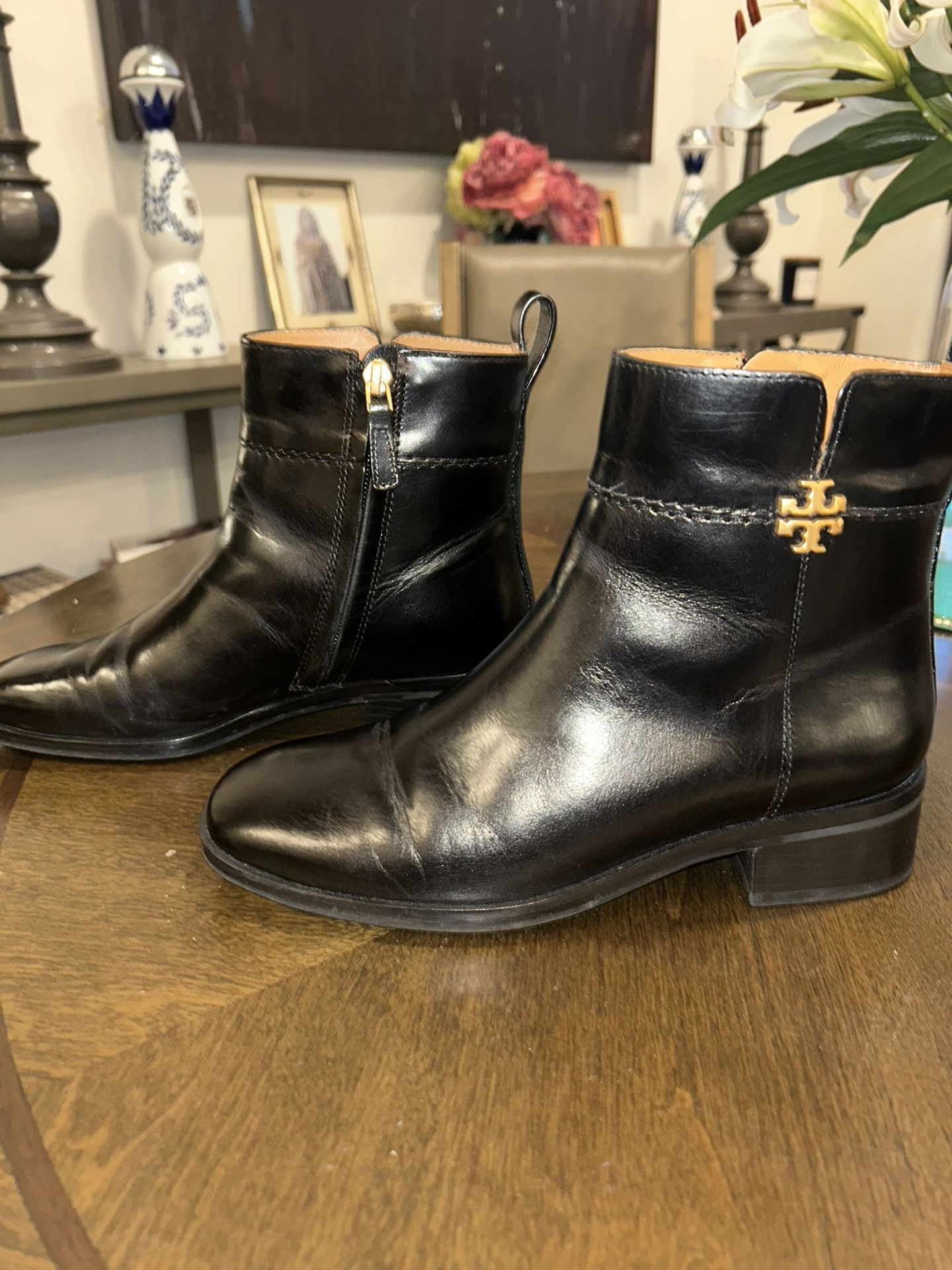 Tory Burch Black Booties - 6 1/2