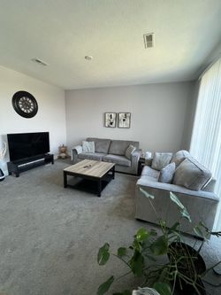 Ashly Couches and coffee table