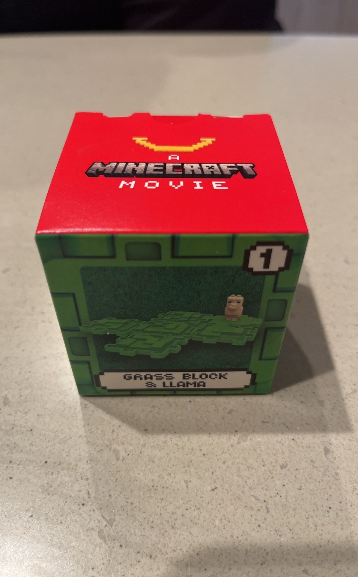 Mcdonalds Grass Block And Llama Toy