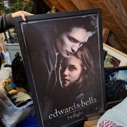Twilight Movie Poster In Frame