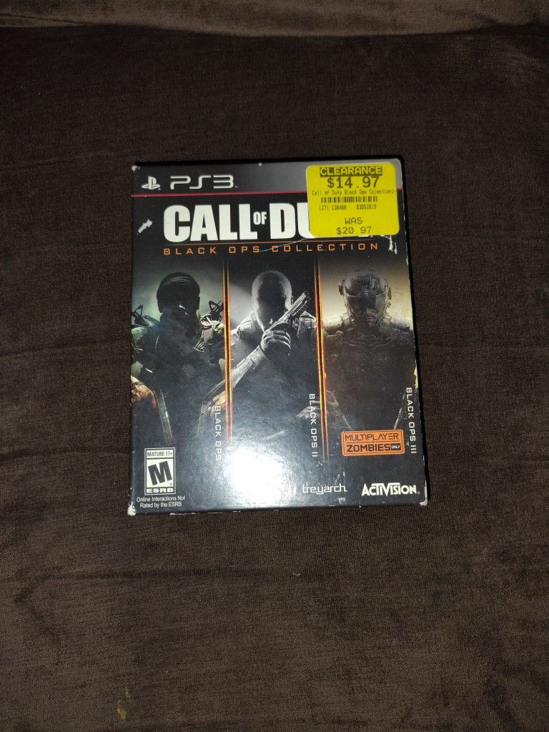 Call Of Duty Black Ops Collection PS3 Complete