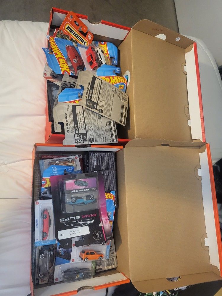 Bulk Hotwheel, And Others All In Boxes