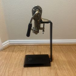 Frontgate Wine Bottle Opener With Granite Base And Handle "R" on base