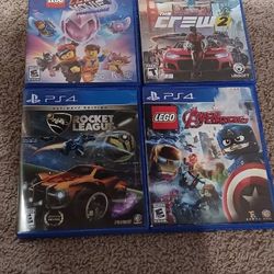 Four PS4 Games for Kids