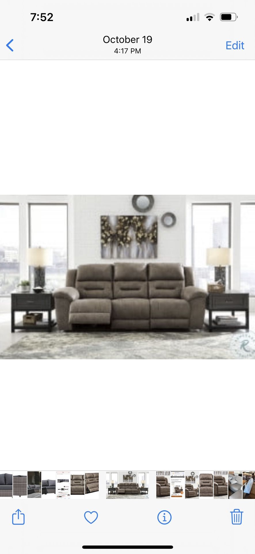 BLACK FRIDAY SALE Brand New Ashley Furniture Power Reclining Couch