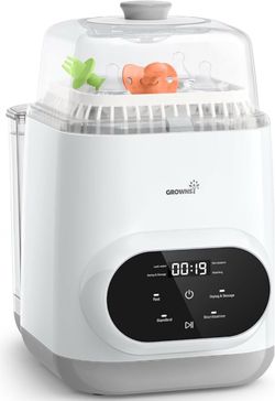 GROWNSY EaseClean Bottle Washer, Sterilizer & Dryer
