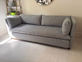 West Elm Shelter Queen Sleeper Sofa bed (80") Couch