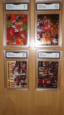 Hakeem Olajuwon 4 card lot