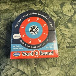161-AMT Word A Round Game Thinkfun Fast-Paced Card Game Complete New Unwrapped