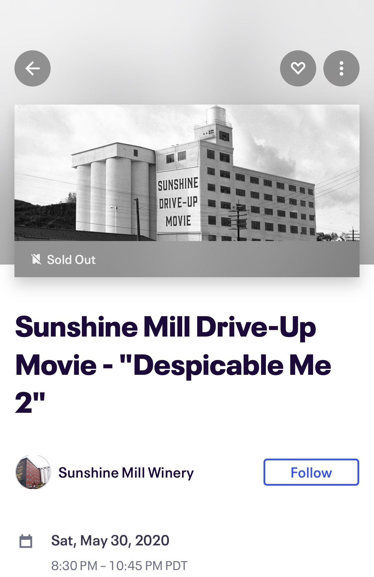 Drive in theater tickets