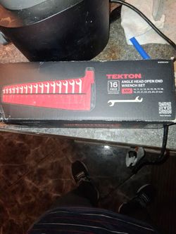Tekton 16 peice open end wrench set