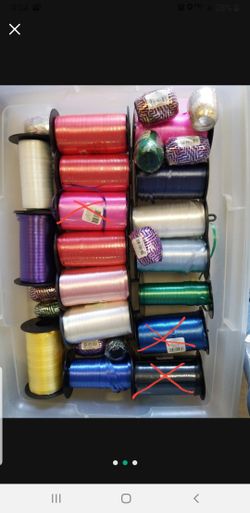 Curling Ribbons And Craft Supplies ~ New And Some Open