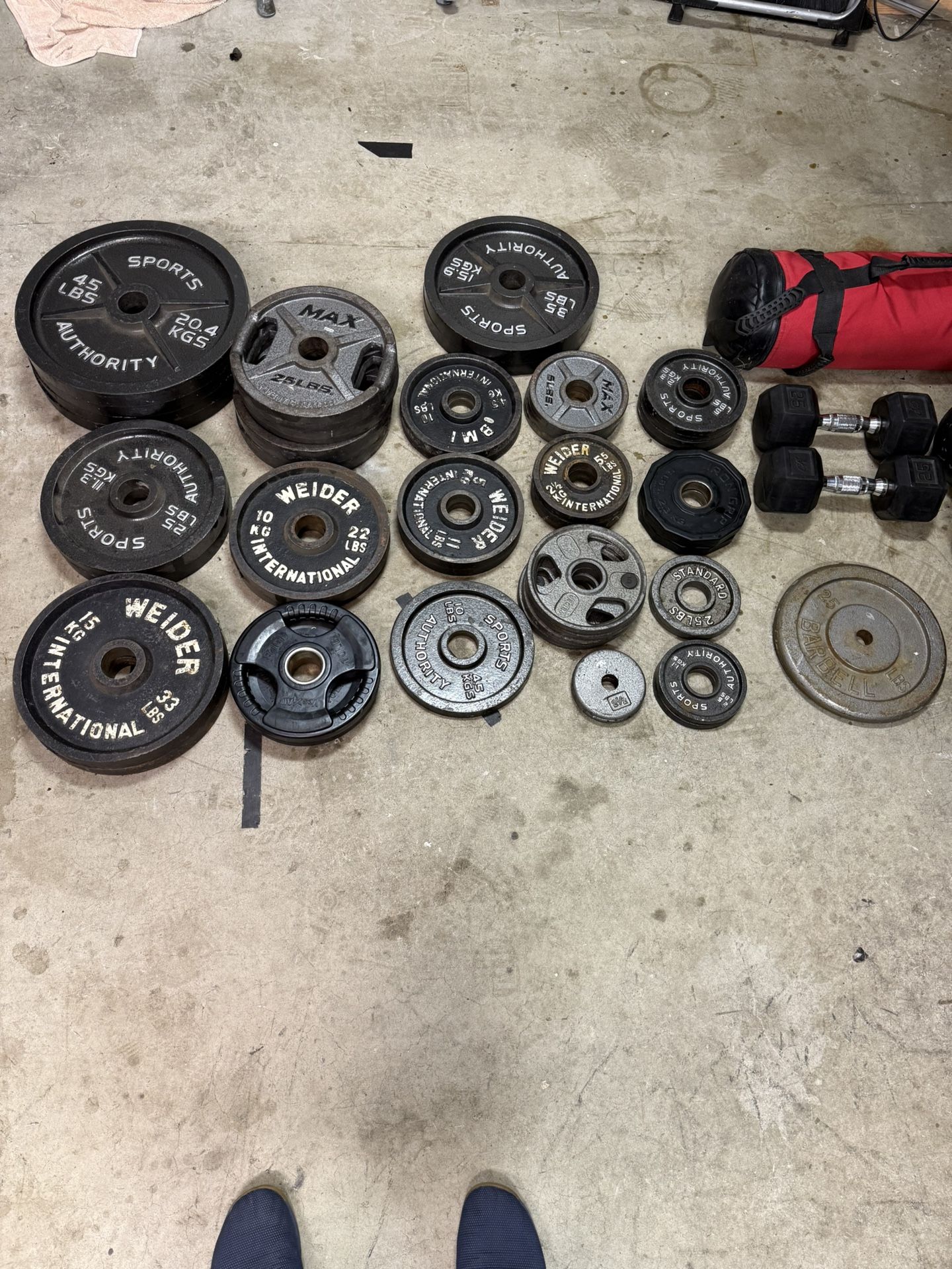 Weight plates for 2 inch barbell