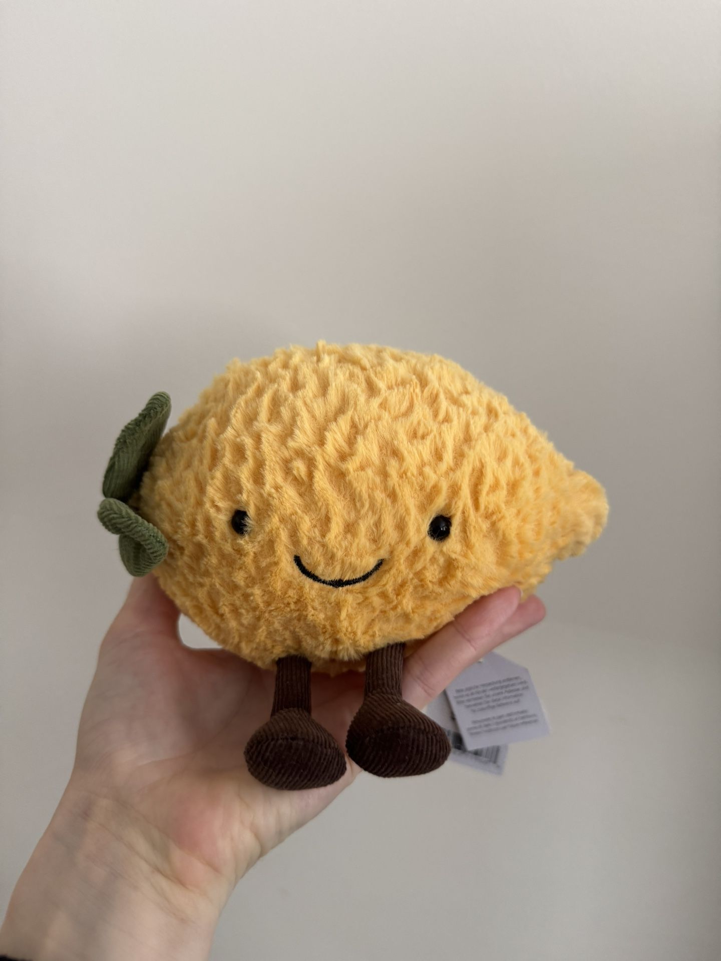 Jellycat Amusables Small Lemon Authentic NWT