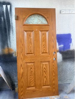 36x79 fiberglass entry door no frame $50