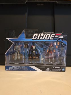 G.I.Joe 50th Anniversary Vanishing Act 3-Pack  Brand New Sealed GI Joe