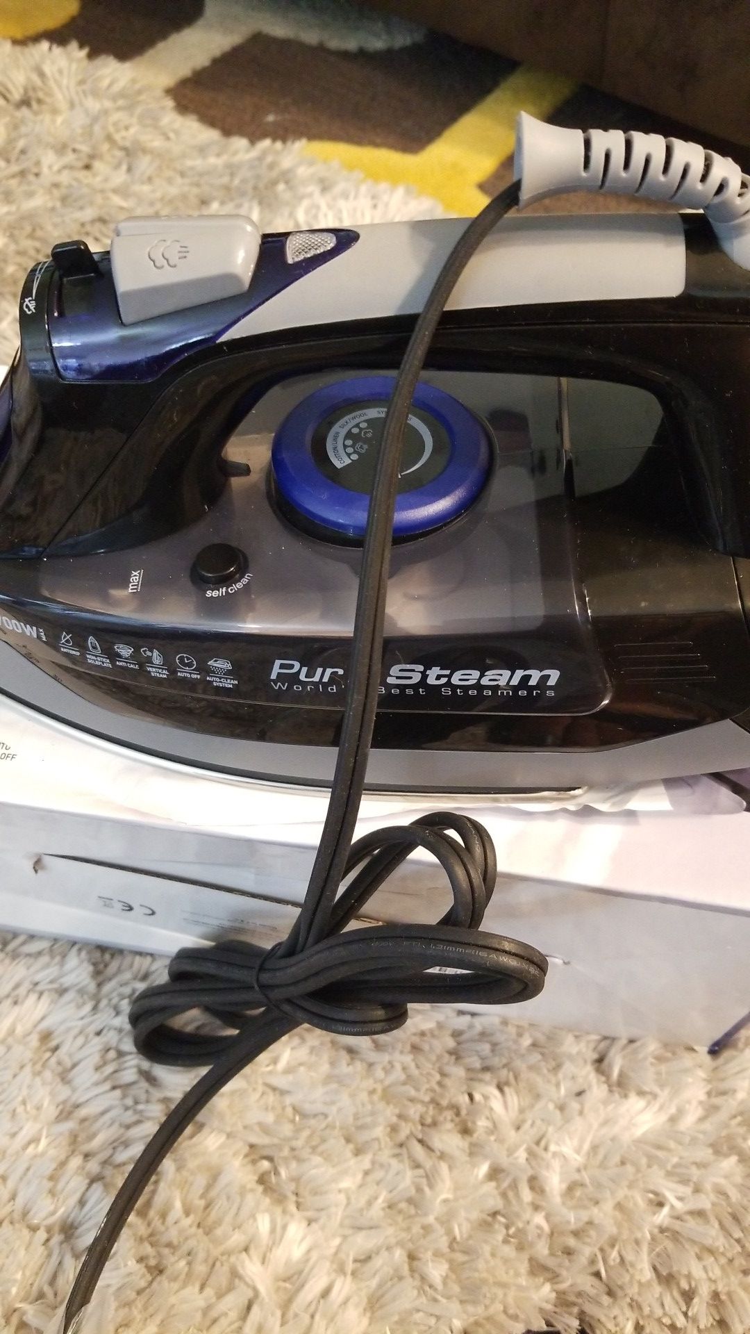 Pur steam professional Grade steam iron 1700w max