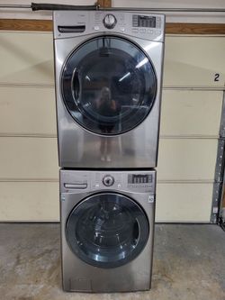 2022 lg stackable washer and dryer (delivery available)