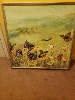 Butterfly Afternoon 32"x32"