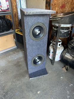 41 inch box with 2 subs
