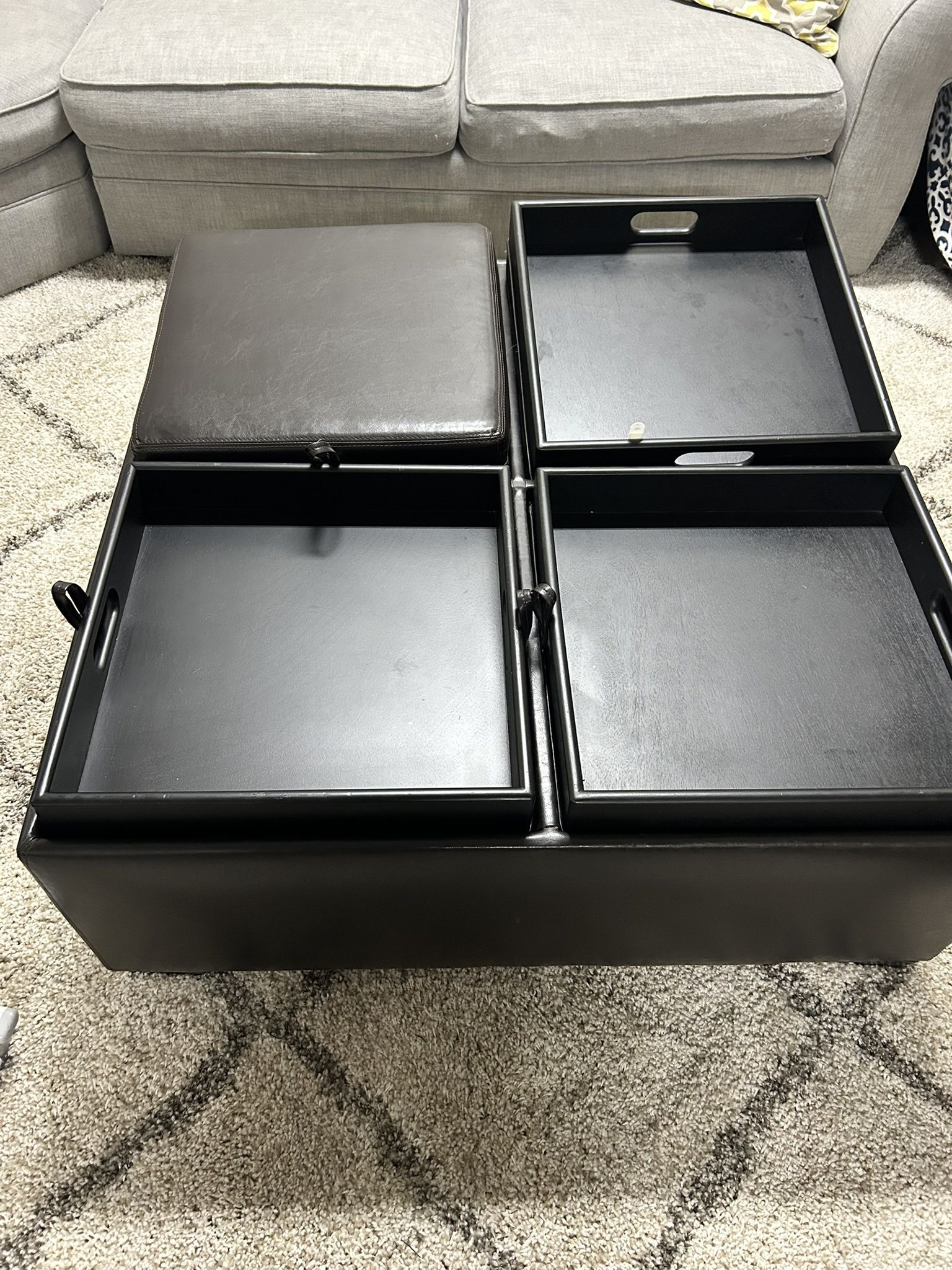 Ottoman Coffee Table With Storage