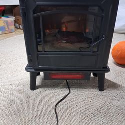 Electric infrared heater.