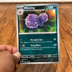 Weezing Pokemon Card