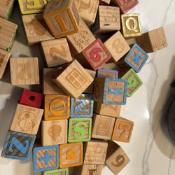 Wooden blocks 
