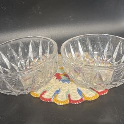 Vintage Pair of Glass Bowls