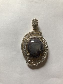 Ruby and Sapphire Pendant