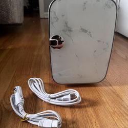 Mini Fridge with Marble Design