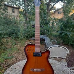 Godin A6 Ultra Acoustic + Electric Guitar - Cognac burst