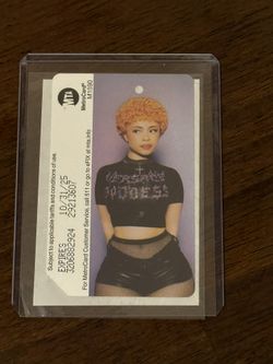 Ice Spice LIMITED Edition Metro card