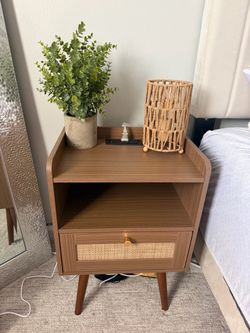 BRAND NEW JUST ASSEMBLED SET OF 2 NIGHTSTANDS