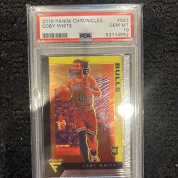 Coby White Flux Rookie Psa 10