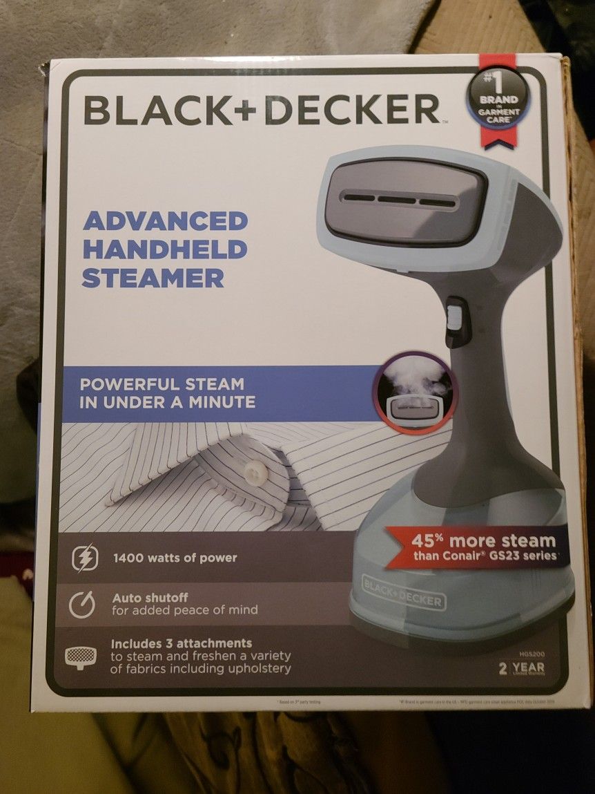 NEW Black & Decker Handheld Steamer