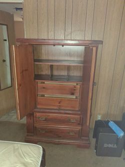 All wood Armoire