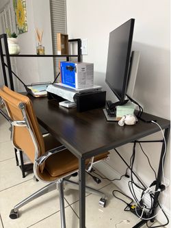 Expresso Wood/Metal Desk