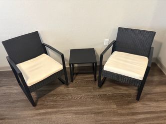 3 pieces set balcony/patio furniture