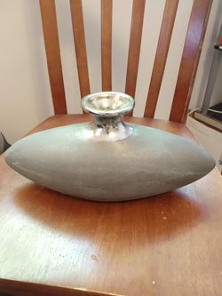 Modern mercury glass vase