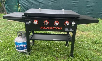 Blackstone 36” 4-Burner Flat Top Griddle with Lid-Tank & Cover