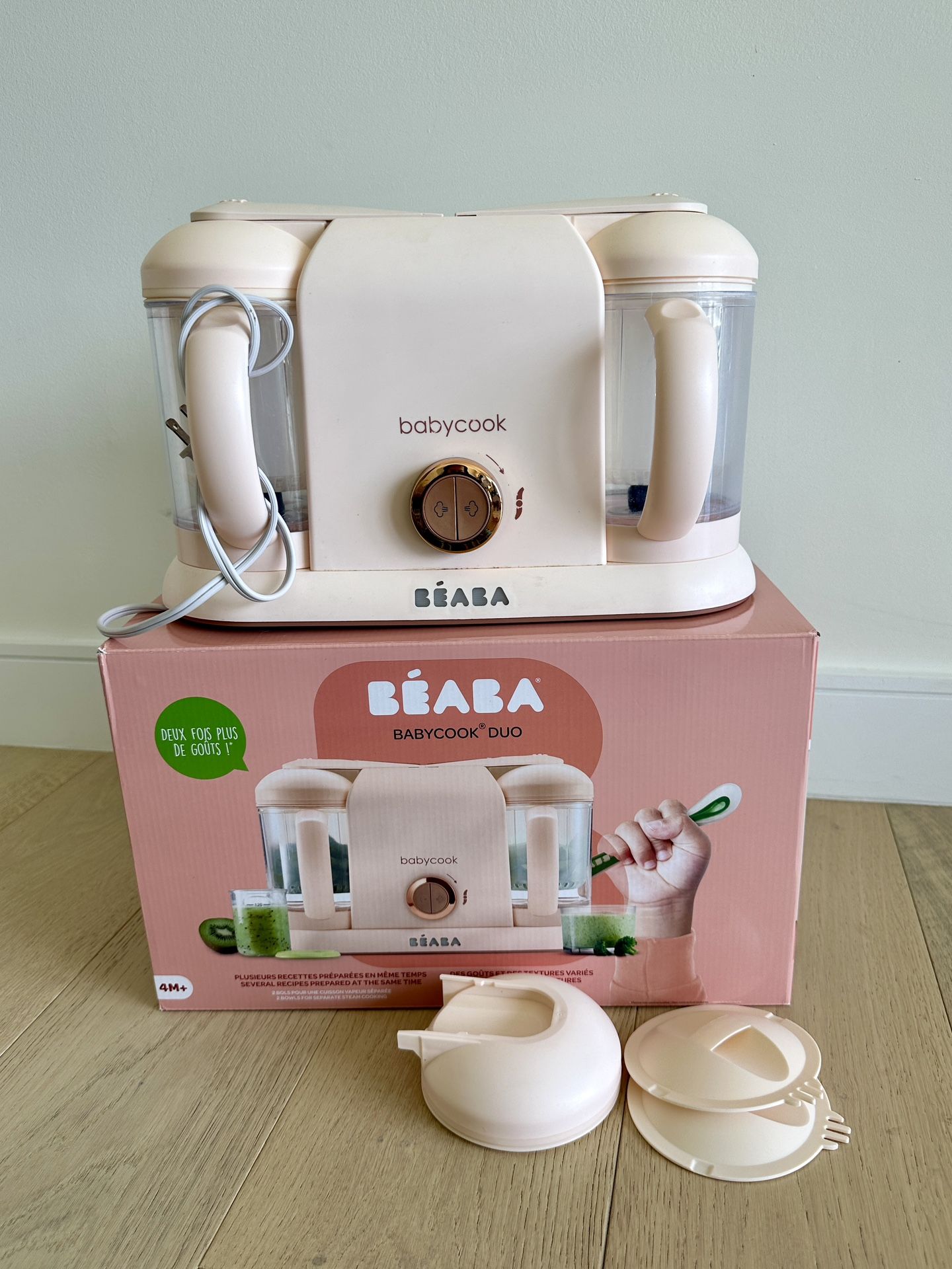 Béaba Babycook Duo 4-in-1 Baby Food Maker - Rose Gold