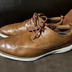 Cole Haan GrandEvølution Wingtip Oxford British Tan/Java size 13M