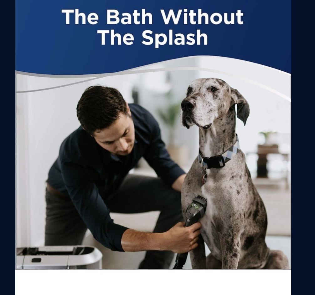 Bissell BARKBATH Dual Use Portable Dog Bath & Deep Cleaner