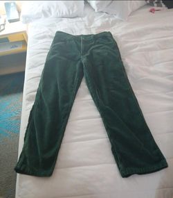 Levis dark green cordoroy pants