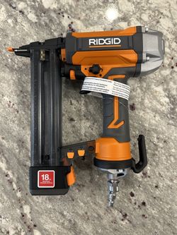 Ridgid 18 GA Narrow Crown Stapler