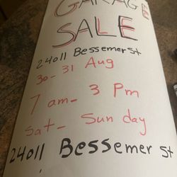 Garage Sale 24011 Bessemer St /woodland Hills