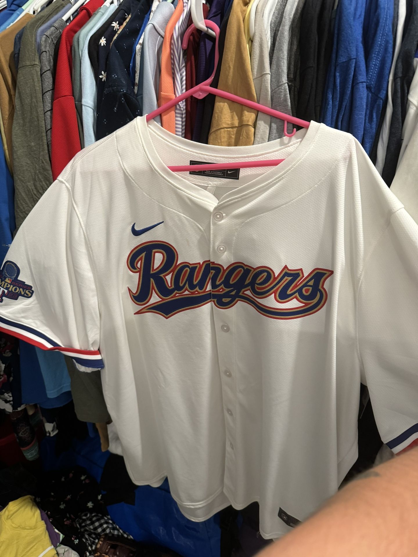Texas Rangers Adolis Garcia Gold Series Replica Jersey