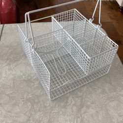Wire Cutlery Napkin Condiment Holder Organizer 