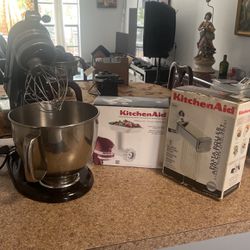 Kitchenaid Cake Mixer With Accessories